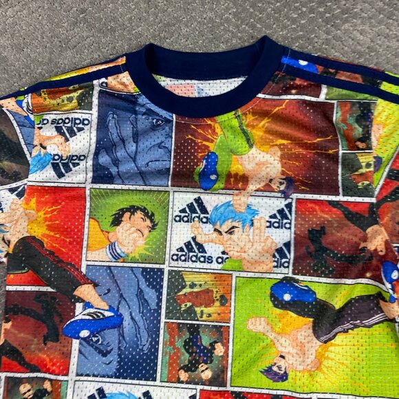 Adidas Anime Dragon Jersey Shirt Boys Japan Grand Champion gold Medal Ball - Picture 3 of 11